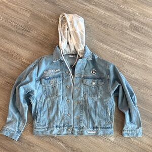 AAPE By A Bathing Ape Logo Print Hooded Jacket